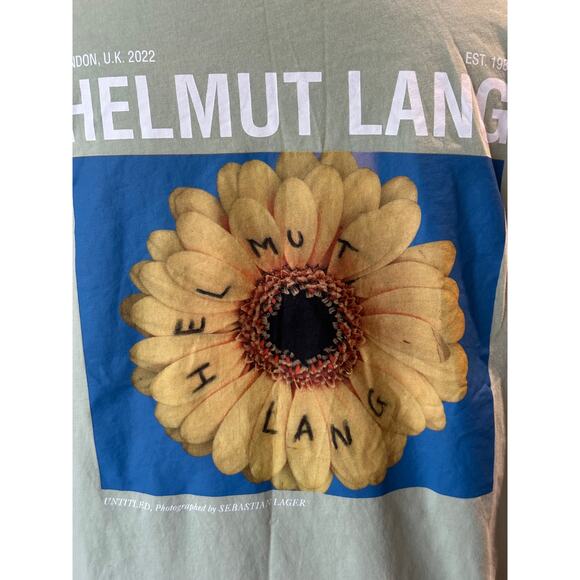 Helmut Lang Photo Logo T-Shirt Men's Size Medium - Picture 3 of 6